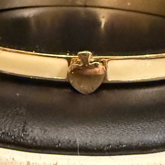Kate Spade New York Gold Tone Hinged Bangle Bracelet - Picture 2 of 5